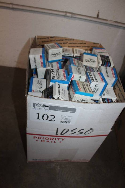 lot 102 image: Lot of (Approximately 130) MotoRad Automotive Parts New In Box Includes 244-192, 243-195, 241-192