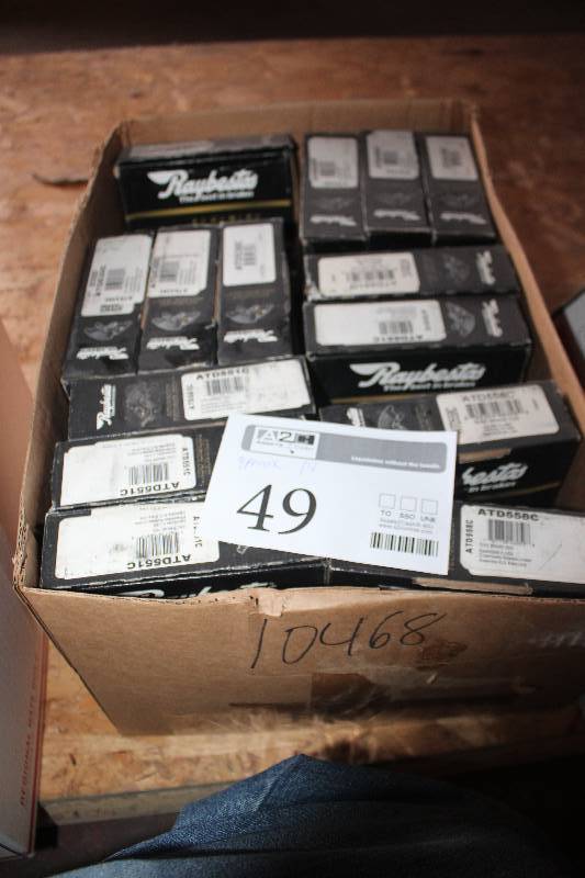 lot 49 image: Lot of (Approximately 14) Raybestos Disc Brake Pad New In Box Includes ATD530C