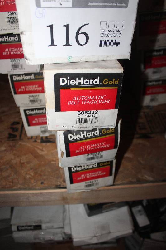 lot 116 image: Lot of (4) Diehard Automatic Belt Tensioner New In Box Includes 305232, 305231