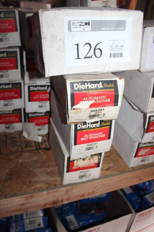 lot 126 image: Lot of (4) Diehard Automatic Belt Tensioner New In Box Includes 305201