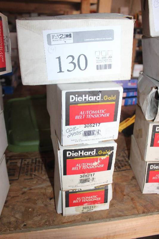 lot 130 image: Lot of (4) Diehard Automatic Belt Tensioner New In Box Includes 305217