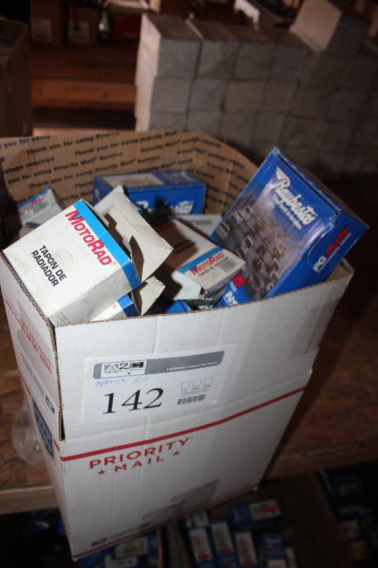 lot 142 image: Lot of (Approximately 50) Motorad Parts,Raybestos PG Plus Disc Brake Pads New In Box Includes T-13, PGD1043M,