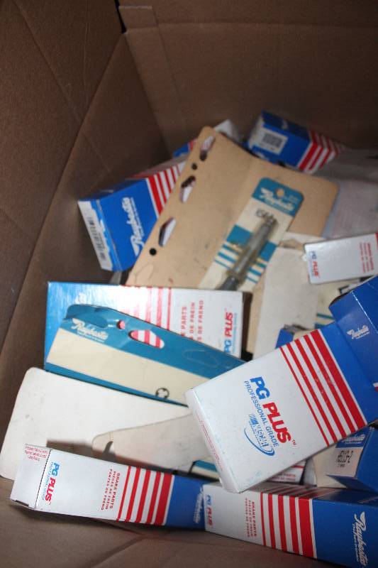 lot 144 image: Lot of (Approximately 50) Raybestos PG Plus Brake Parts New In Box Includes H2622-2, H5458
