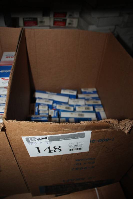 lot 148 image: Lot of (Approximately 30) Raybestos PG Plus Brake Parts New In Box Includes H15850A, H1175-2, H1187-2, H7001, H2633, H521, H7105, H7017, H1168, H7005, H1109K, H2633, H15424-2, H612, H5103-2