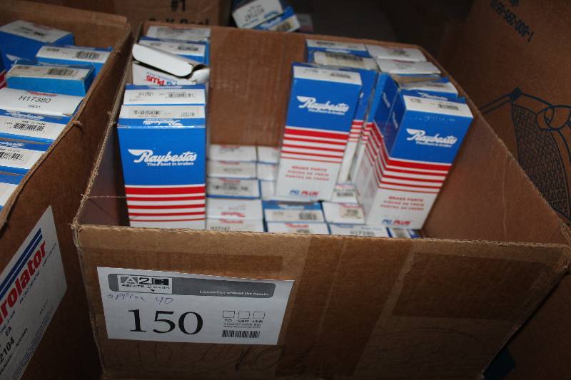 lot 150 image: Lot of (Approximately 40) Raybestos PG Plus Brake Parts New In Box Includes H17279, H17285, H17337, H17285, H17142, H17285, H17321