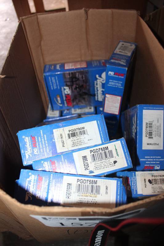 lot 157 image: Lot of (Approximately 15) Raybestos PG Plus Disc Brake Pads New In Box Includes PGD758M, PGD790M, PGD782M