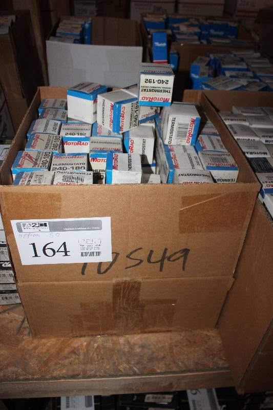 lot 164 image: Lot of (Approximately 150) MotoRad Thermostat New In Box Includes 240-180, 240-192
