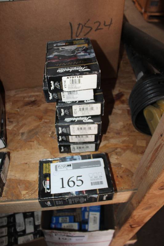 lot 165 image: Lot of (7) Raybestos Disc Brake Pads New In Box Includes ATD714C
