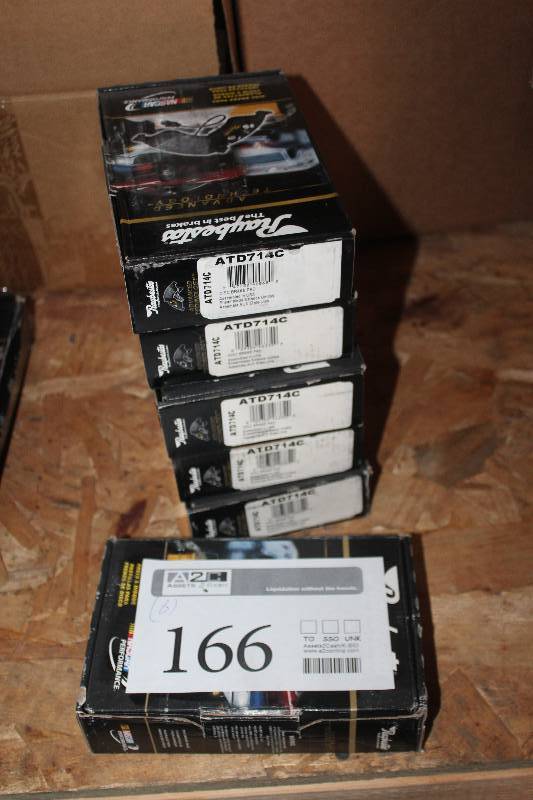 lot 166 image: Lot of (6) Raybestos Disc Brake Pads New In Box Includes ATD714C