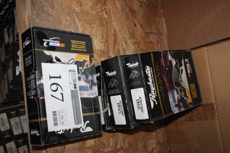 lot 167 image: Lot of (4) Raybestos Disc Brake Pads New In Box Includes ATD720C