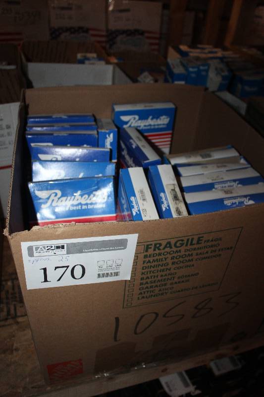 lot 170 image: Lot of (Approximately 25) Raybestos PG Plus Brake Parts New In Box Includes H17332, H17328, H5529A