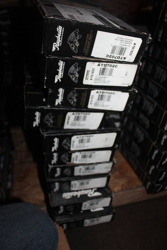 lot 177 image: Lot of (10) Raybestos Disc Brake Pads New In Box Includes ATD702C