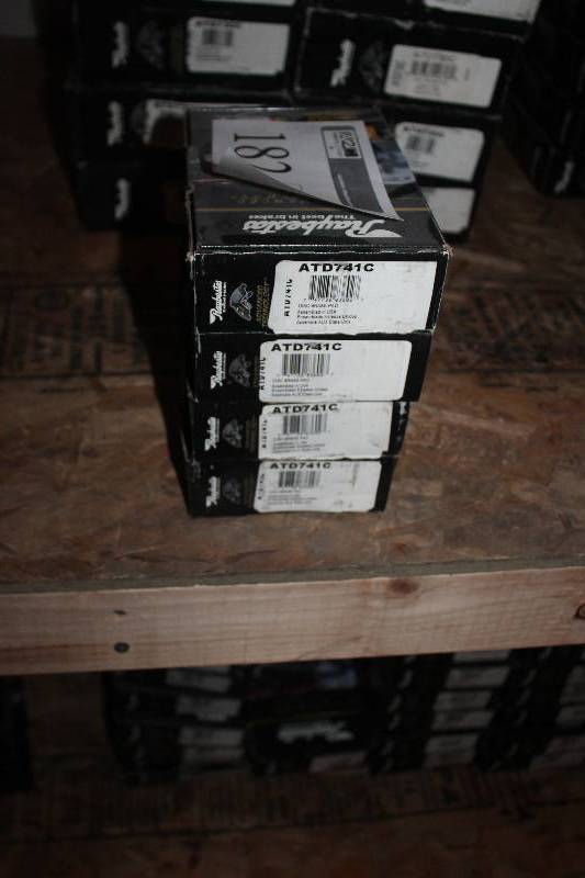lot 182 image: Lot of (4) Raybestos Disc Brake Pads New In Box Includes ATD741C