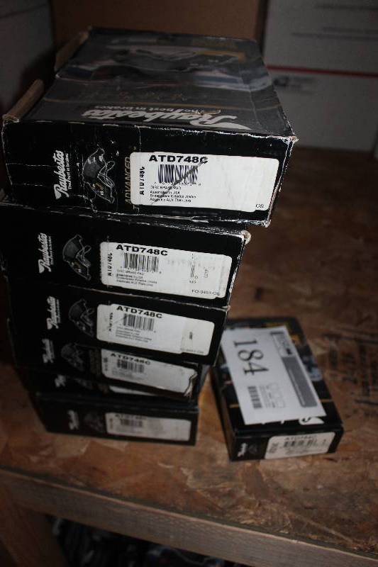 lot 184 image: Lot of (7) Raybestos Disc Brake Pads New In Box Includes ATD748C