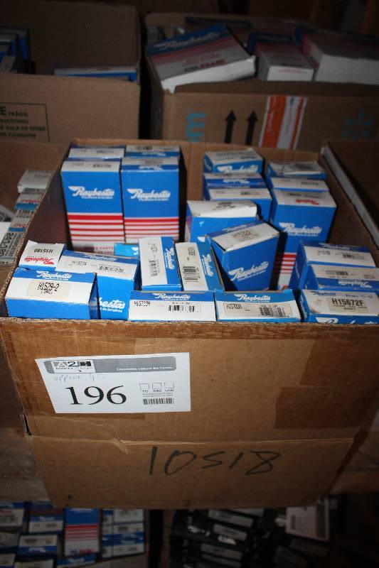 lot 196 image: Lot of (Approximately 40) Raybestos PG Plus Brake Parts New In Box Includes H1529-2, H15274, H15180, H15710A