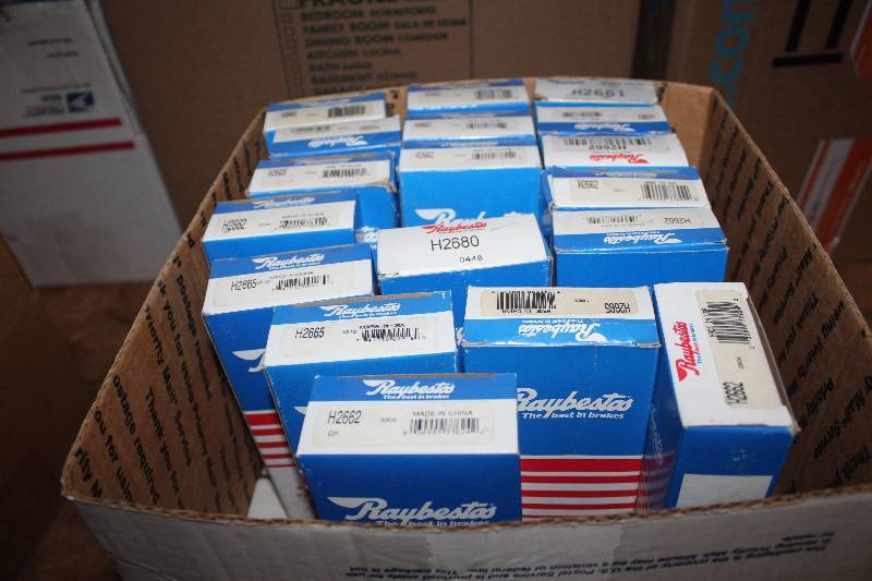 lot 199 image: Lot of (Approximately 30) Raybestos PG Plus Brake Parts New In Box Includes H2662, H2665, H2680, H2661