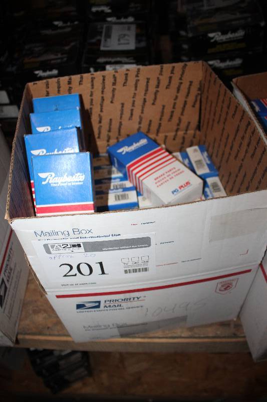 lot 201 image: Lot of (Approximately 20) Raybestos PG Plus Brake Parts New In Box Includes H5287, H1456K, H5548, H5549, H5562A