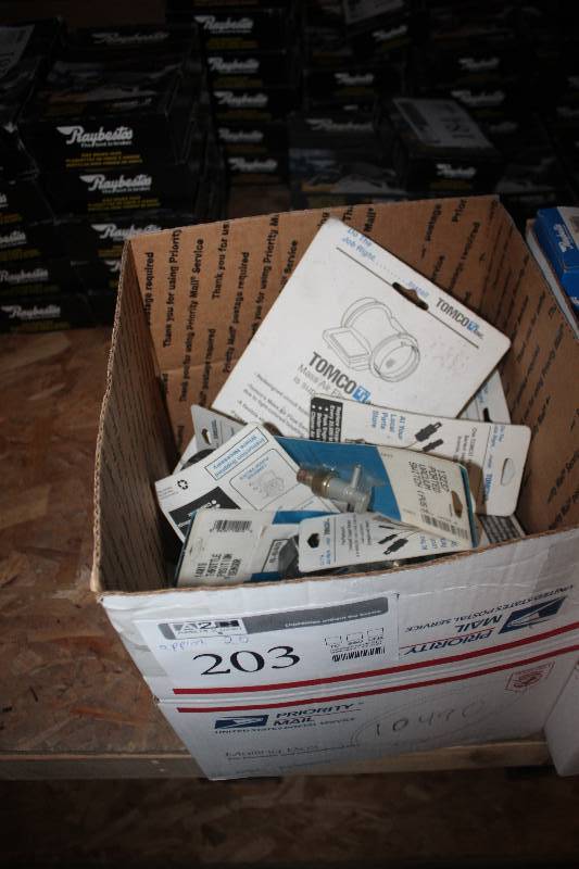 lot 203 image: Lot of (Approximately 20) Tomco Automotive Parts New In Box Includes 25003, 19000, 13237