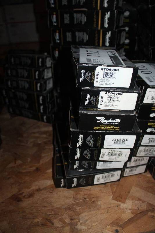 lot 211 image: Lot of (8) Raybestos Disc Brake Pads New In Box Includes ATD698C, ATD691C