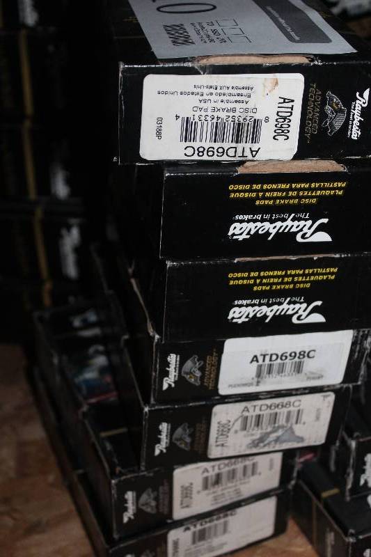 lot 210 image: Lot of (7) Raybestos Disc Brake Pads New In Box Includes ATD698C, ATD668C