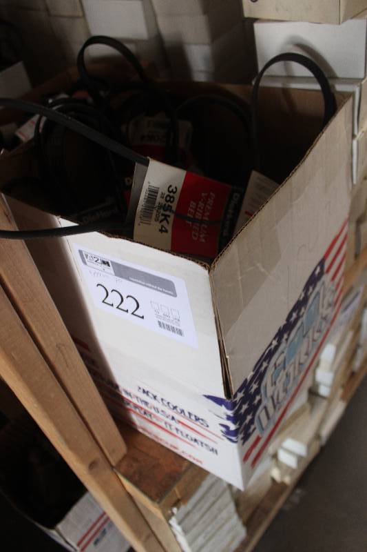 lot 222 image: Lot of (Approximately 40) Diehard Premium V-Ribbed Belts New In Box Includes 390K4, 385K4, 420K4