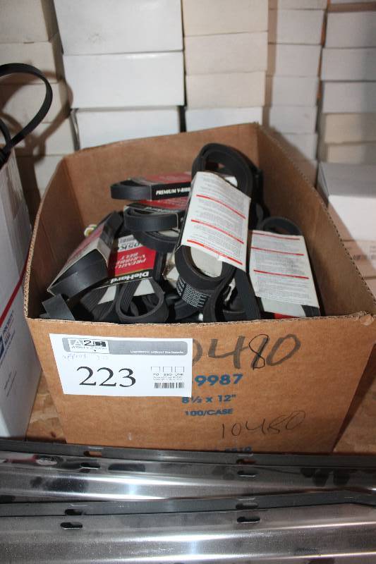 lot 223 image: Lot of (Approximately 30) Diehard Premium V-Ribbed Belts New In Box Includes 538K6, 530K6, 525K6, 460K5