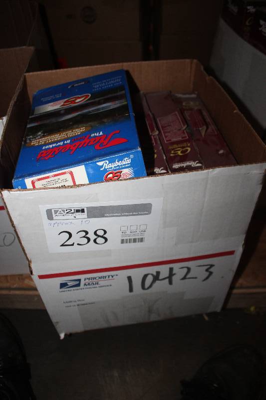 lot 238 image: Lot of (Approximately 10) Raybestos Carbon Ceramic Disc Brake Pads New In Box Includes PGD803QS, PGD815AQS