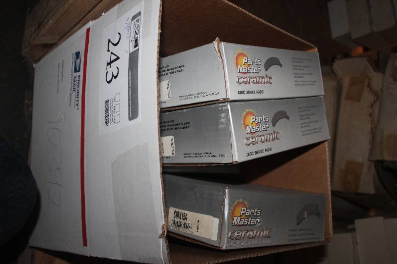 lot 243 image: Lot of (Approximately 7) Parts Master Ceramic Disc Brake Pads New In Box Includes CMX154, CMX376
