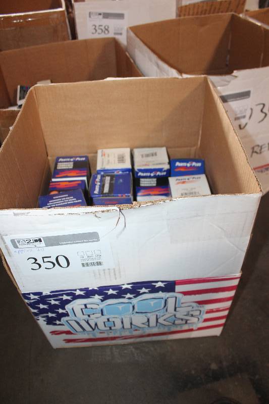 lot 350 image: Lot of (Approximately 40) Parts Plus Fuel Cap, Radiator Cap, Thermostat New In Box Includes P3208, P3209, P3779