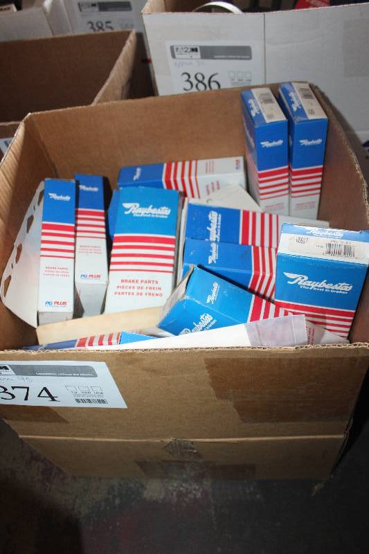 lot 374 image: Lot of (Approximately 45) Raybestos PG Plus Brake Parts New In Box Includes H5667, H5661, H5617