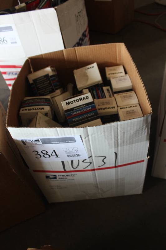 lot 384 image: Lot of (Approximately 20) Motorad Thermostat New In Box Includes 354-192, 281-180