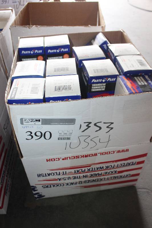 lot 390 image: Lot of (Approximately 50) Parts Plus Thermostat New In Box Includes P3399