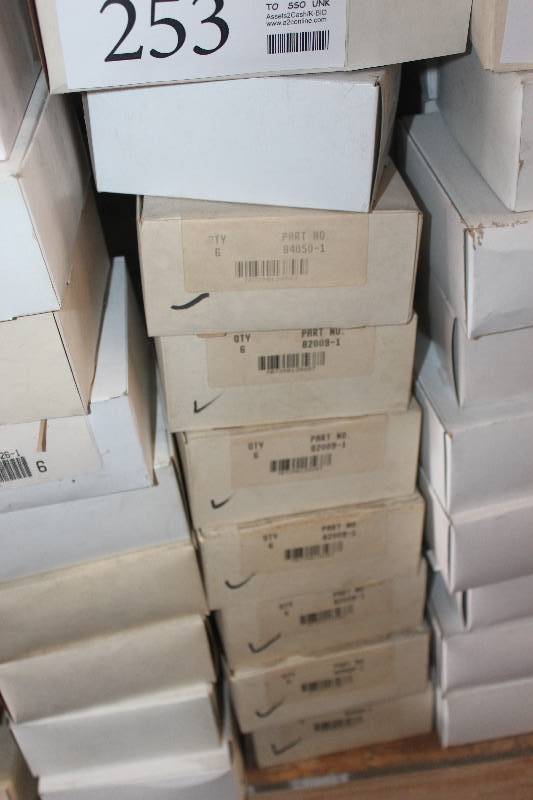 lot 253 image: Lot of (9) Automotive Parts 6-Count New In Box Includes 82009-1, 84050-1