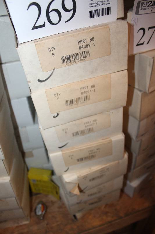 lot 269 image: Lot of (9) Automotive Parts 6-Count New In Box Includes 84004-1, 84002-1