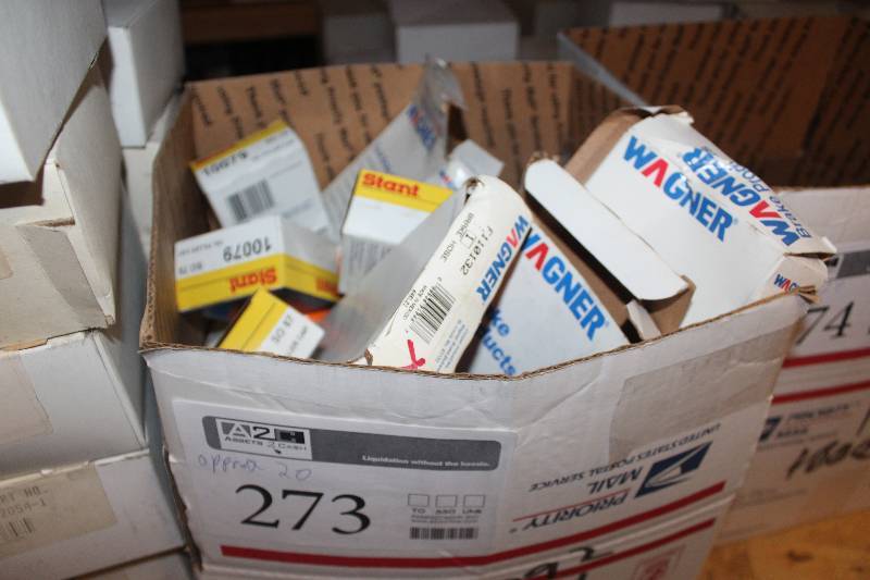 lot 273 image: Lot of (Approximately 20) Stant, Wagner Automotive Parts New In Box Includes 10087, 10079, F110132