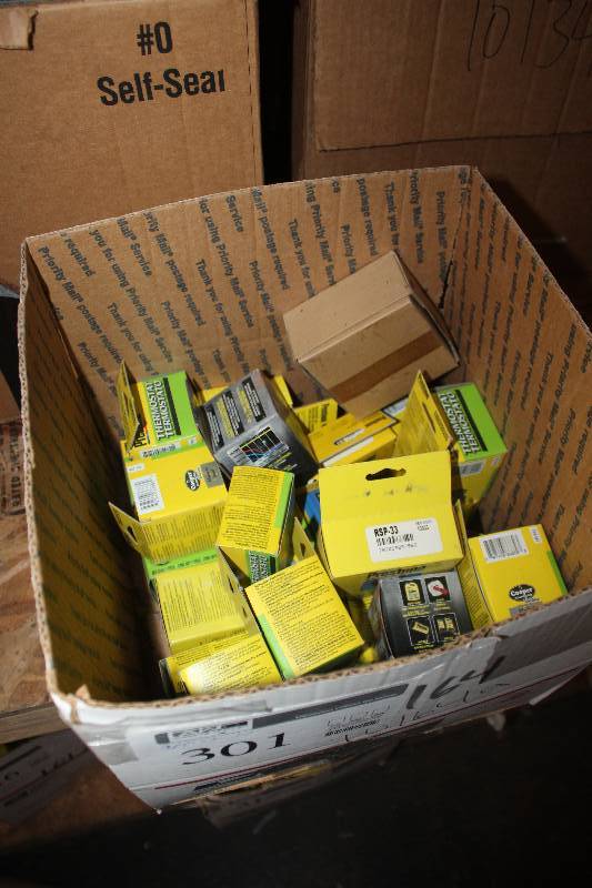 lot 301 image: Lot of (Approximately 10) Prestone Thermostat New In Box Includes RSP-33, 303-180, 720-170, 394-170, 704-180