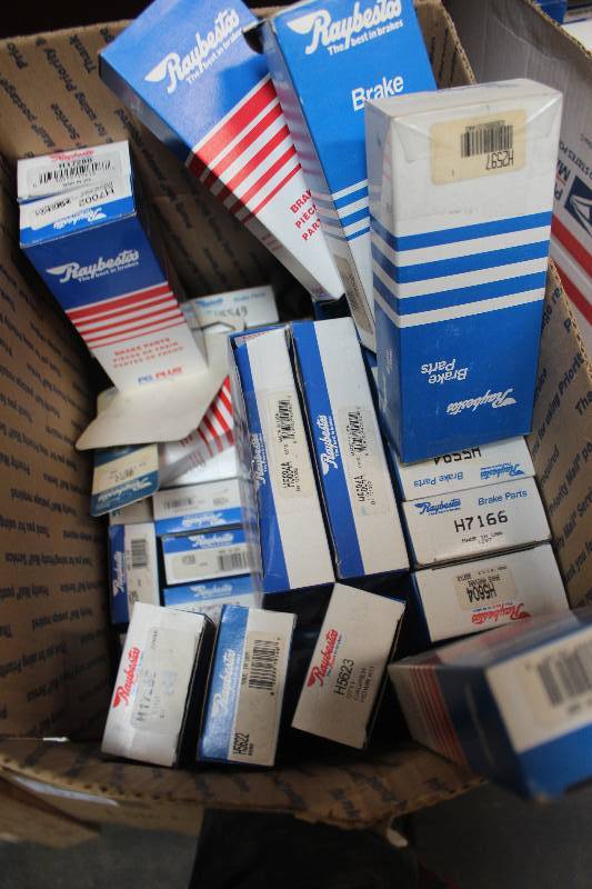 lot 324 image: Lot of (Approximately 35) Raybestos PG Plus Brake Parts New In Box Includes H7166, H5604, H5623, H5684A, H7002, H17280, H15652, H15700, H2627