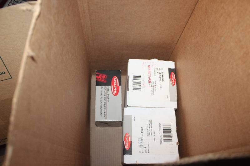 lot 340 image: Lot of (Approximately 3) Delphi Automotive Fuel Parts New In Box Includes LS10015, LS10024, FE0349