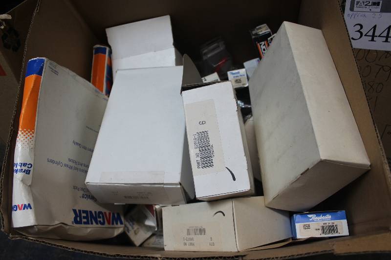 lot 345 image: Lot of (Approximately 20) Wagner, Delco, Raybestos, Parts Master Automotive Parts New In Box