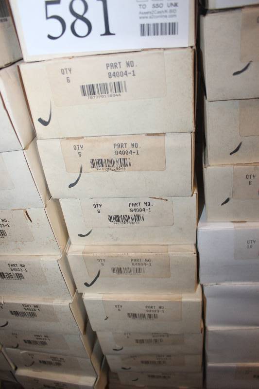 lot 581 image: Lot of (4) Automotive Parts 6-Count New In Box Includes 84004-1, 82023-1