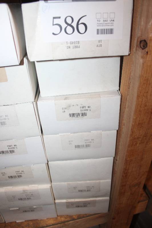 lot 586 image: Lot of (7) Automotive Parts 10-Count New In Box Includes 81049-1