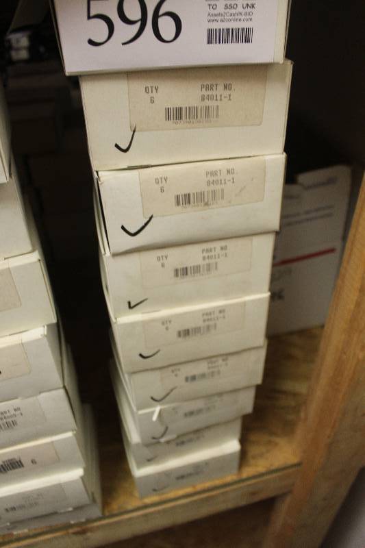lot 596 image: Lot of (9) Automotive Parts 6-Count New In Box Includes 84011-1