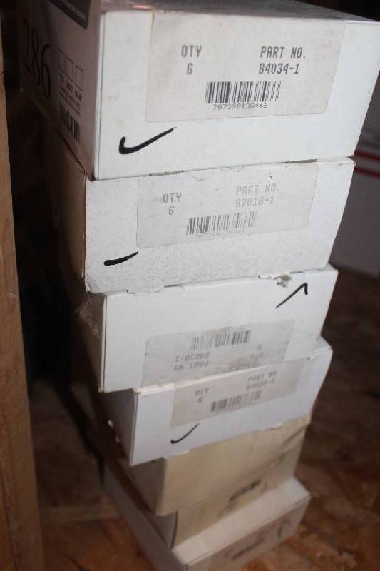 lot 286 image: Lot of (7) Automotive Parts 6-Count New In Box Includes 84034-1, 82018-1, 84030-1
