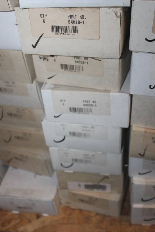 lot 291 image: Lot of (8) Automotive Parts 6-Count New In Box Includes 84018-1, 84059-1, 84001-1