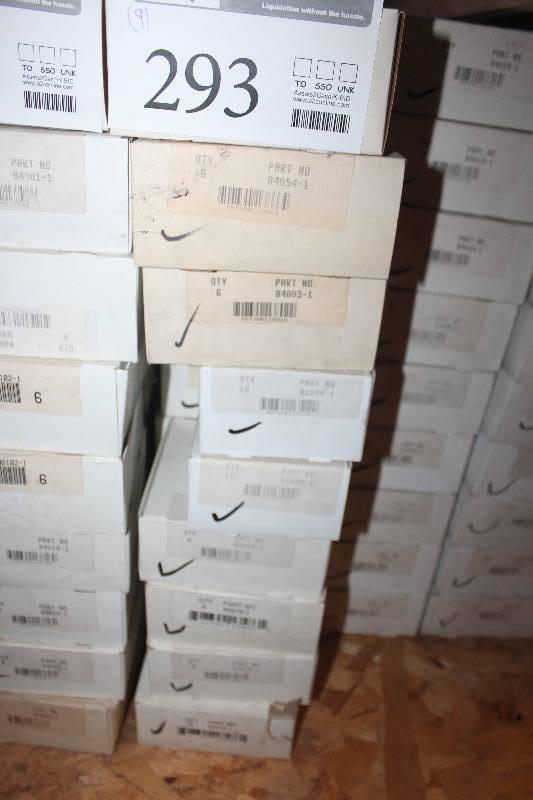 lot 293 image: Lot of (9) Automotive Parts 6,10-Count New In Box Includes 81044-1, 84003-1, 84054-1, 82018-1
