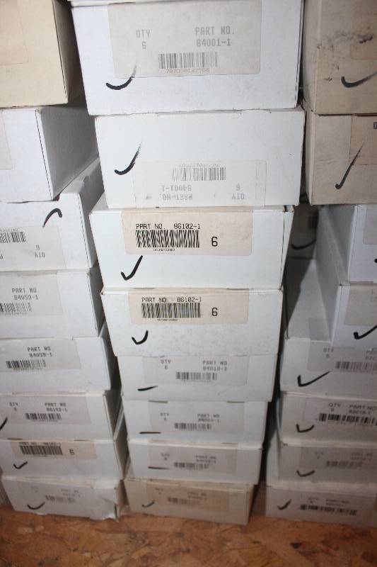 lot 294 image: Lot of (9) Automotive Parts 6-Count New In Box Includes 84001-1, 86102-1, 84010-1