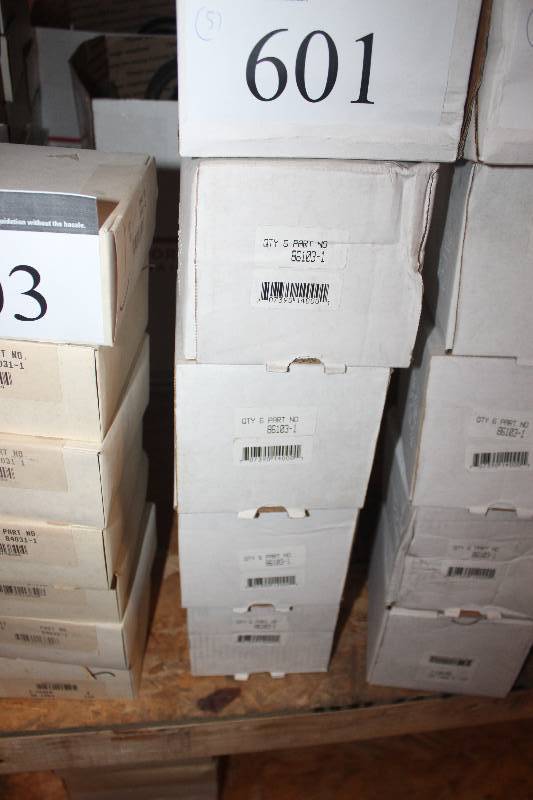 lot 601 image: Lot of (5) Automotive Parts 6-Count New In Box Includes 86103-1