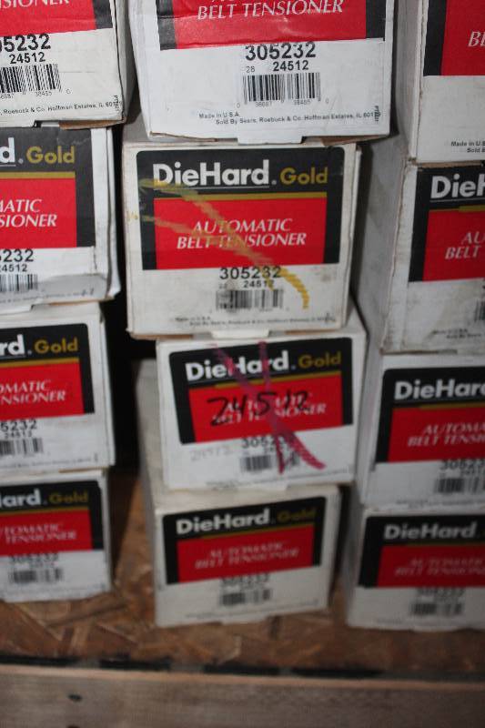 lot 406 image: Lot of (5) Diehard Automatic Belt Tensioner New In Box Includes 305232
