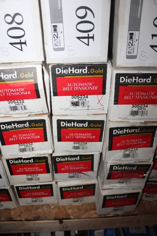 lot 409 image: Lot of (5) Diehard Automatic Belt Tensioner New In Box Includes 305234