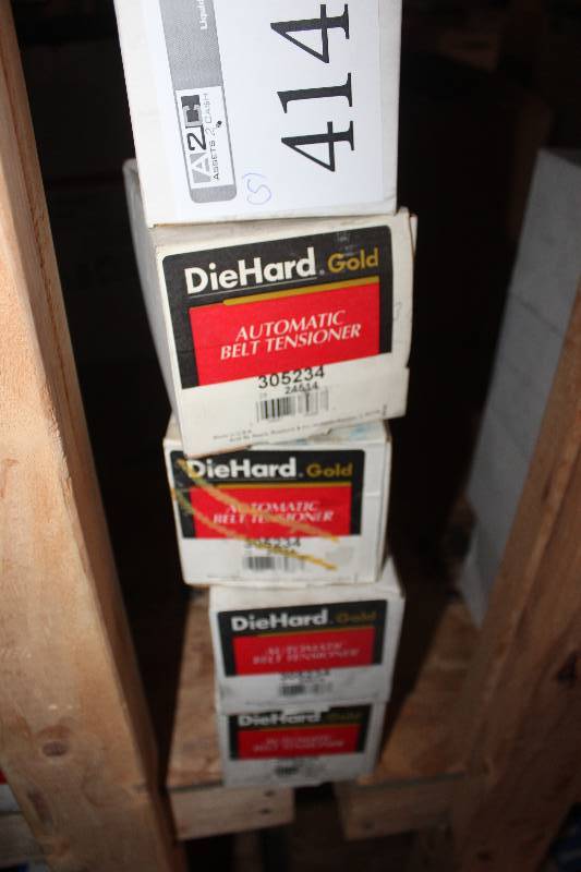 lot 414 image: Lot of (5) Diehard Automatic Belt Tensioner New In Box Includes 305234